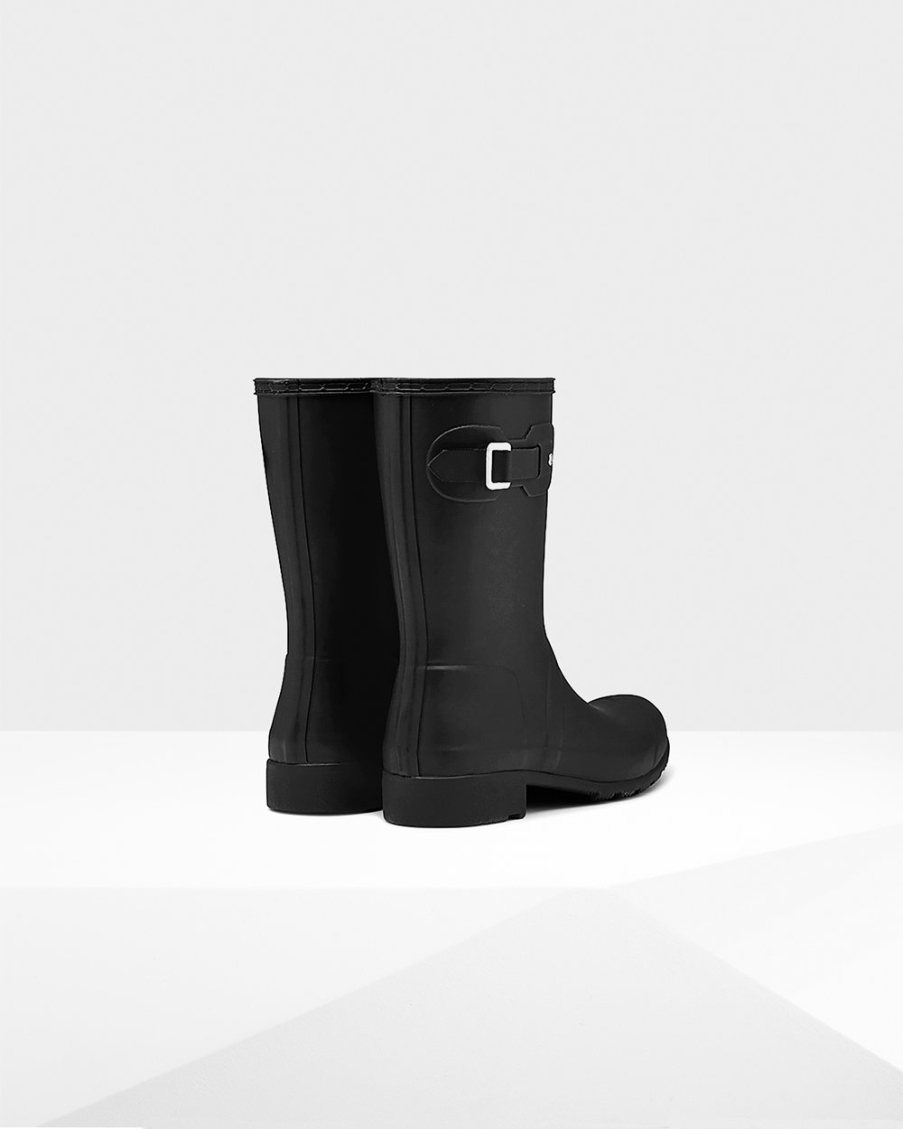 Botas de Lluvia Cortas Hunter Mujer - Original Tour Foldable - Negros - HAZBTRL-05